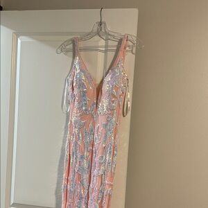 Pink Sequin Dress